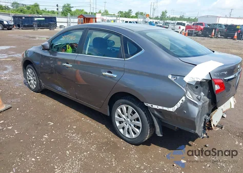 2015 Nissan Sentra S from USA, damaged, VIN 3N1AB7AP7FY272906